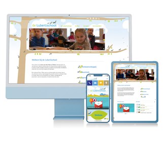 Ziber Education Website voor Basisschool Luberti in De Koog op Texel