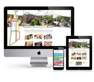 Website ontwerp voor Basisschool De Windwijzer Den Helder