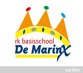 Logo basisschool De Marinx in 