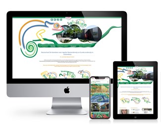 Website ontwerp voor RK basisschool De Kameleon in Julianadorp