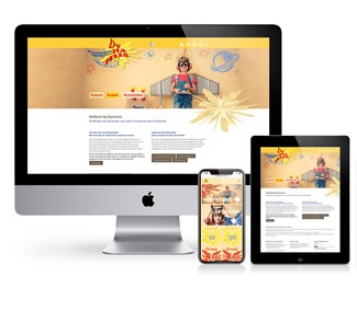 Website ontwerp voor basisschool Dynamis in Hoorn